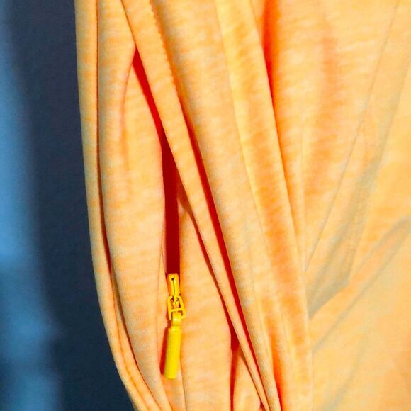 Athleta Size M Crosscurrent Oversized Coverup Athletic Dress in Acapulo Orange - Picture 2 of 6